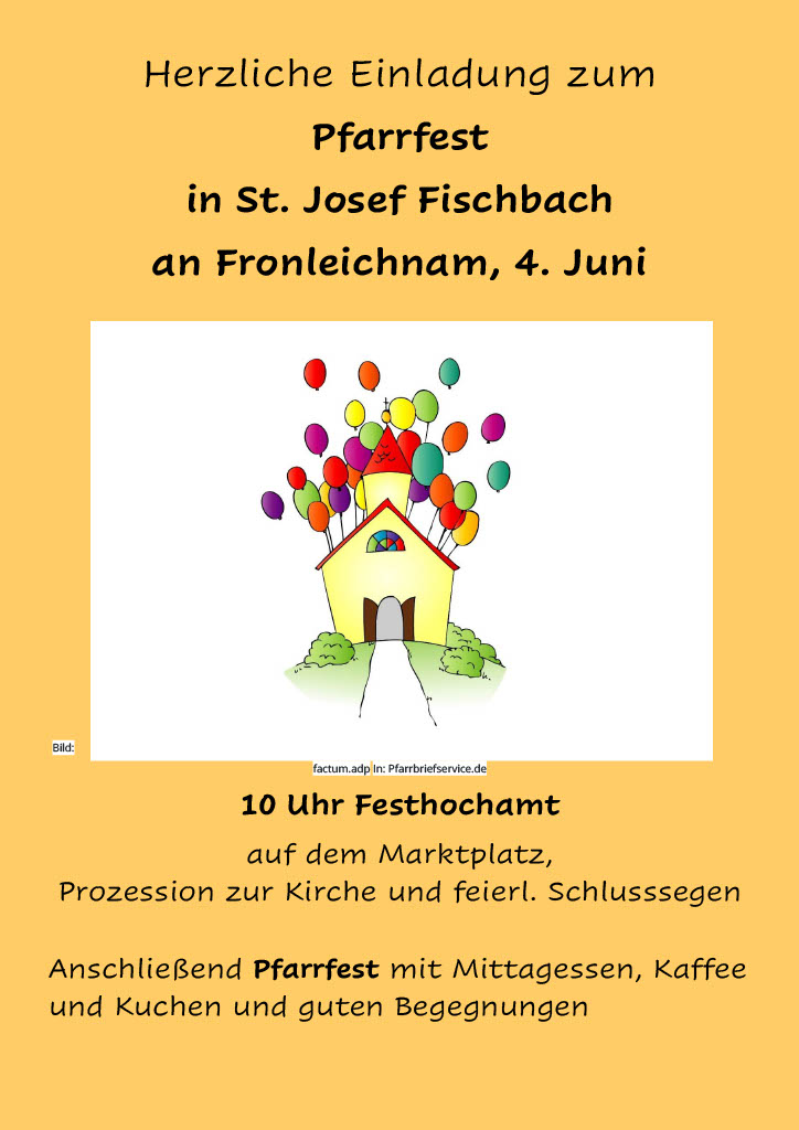 Pfarrfest in Fischbach