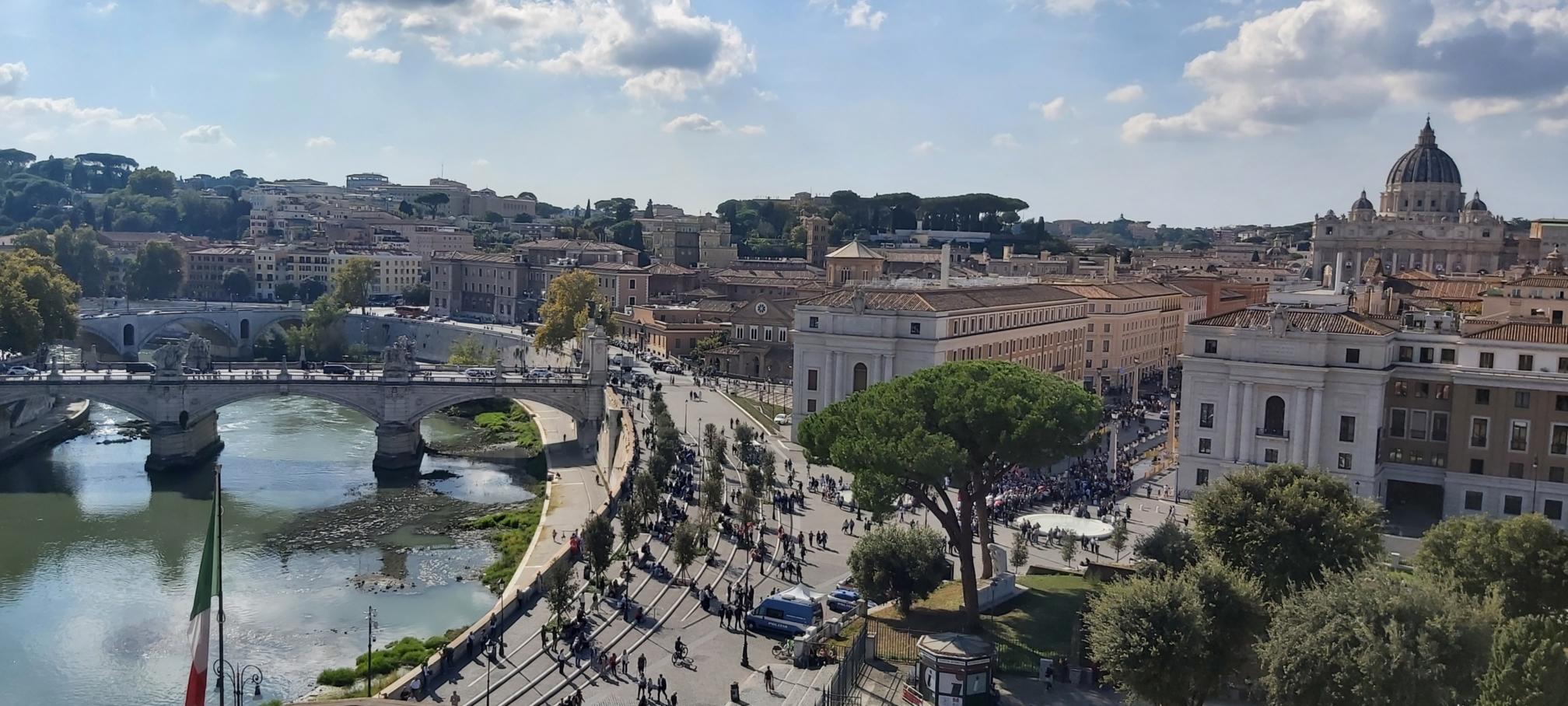 Blick von der Engelsburg (c) Kirchengemeinde Quierschied St. Barbara Blick von der Engelsburg