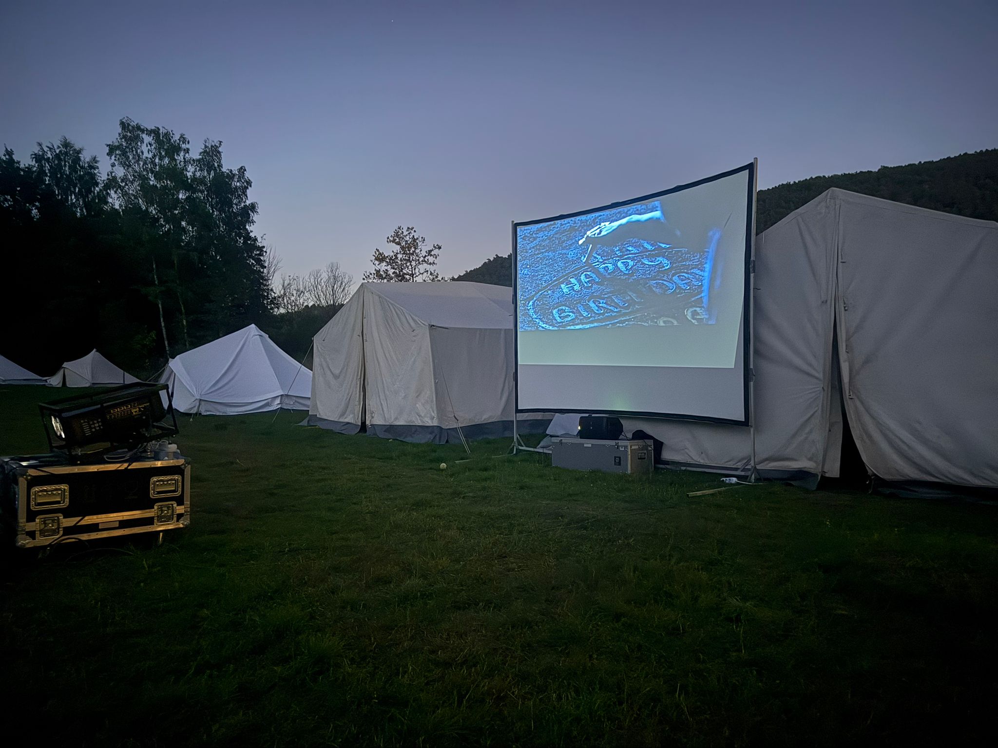 Zeltlager Filmabend