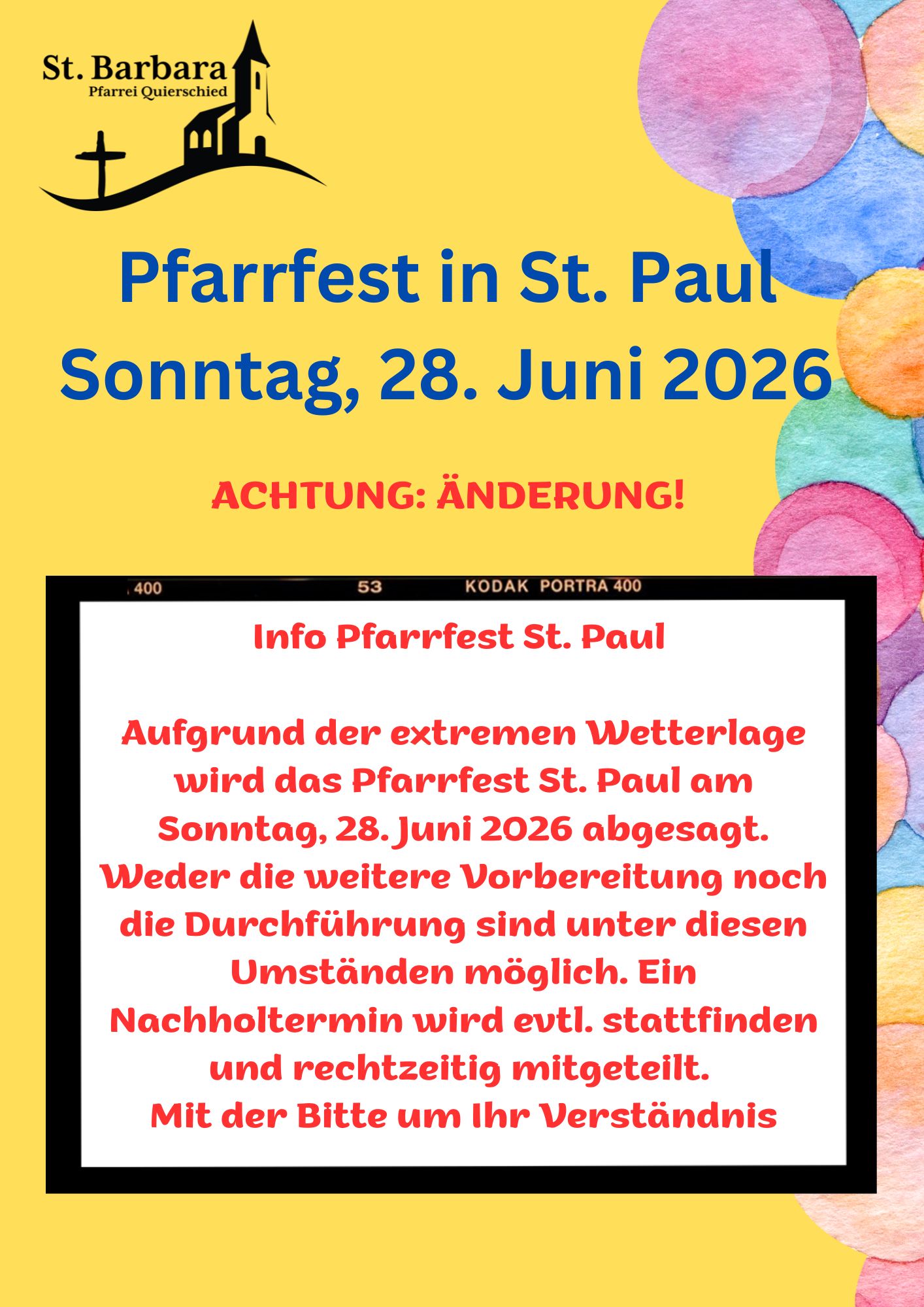 Pfarrfest_Absage