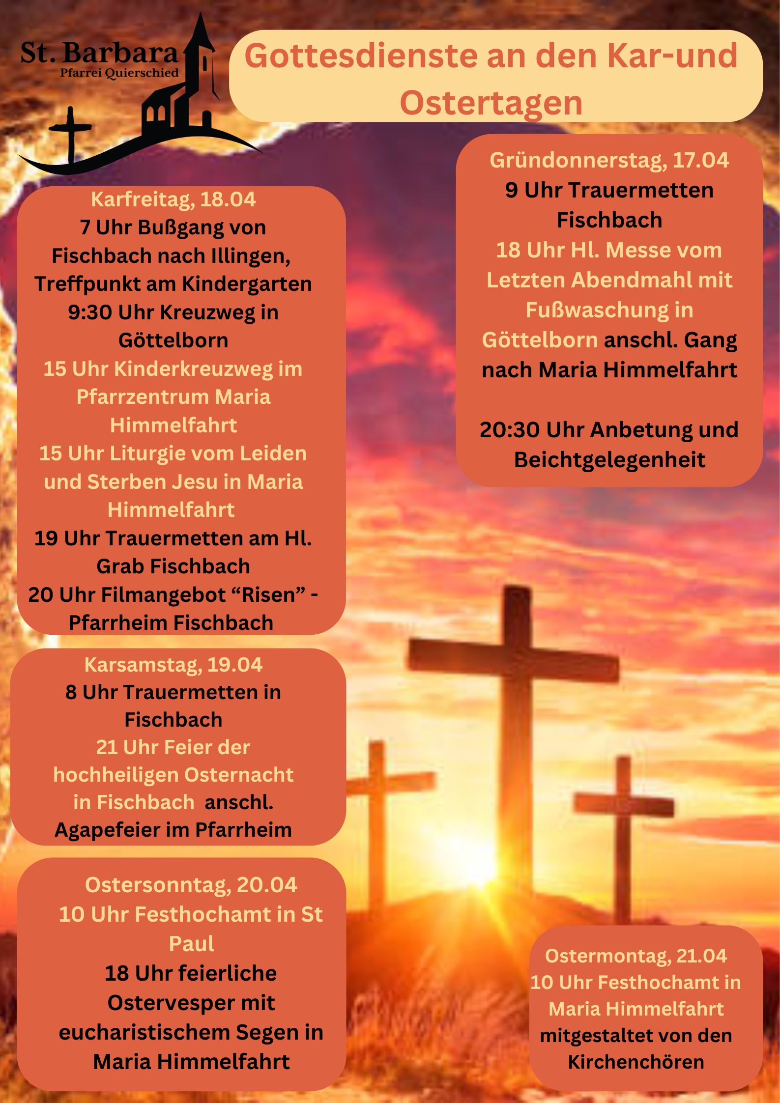Kar und Ostertage in Quierschied